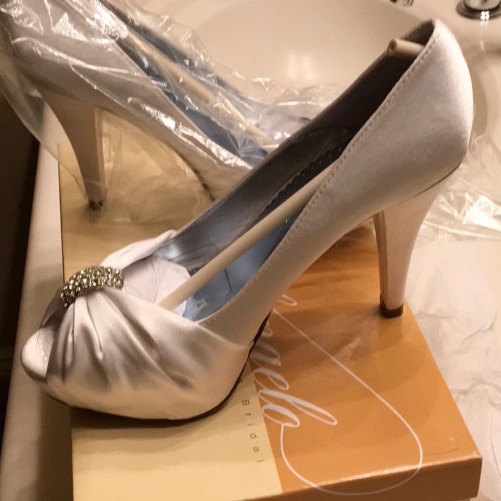 White wedding shoes. Brand New